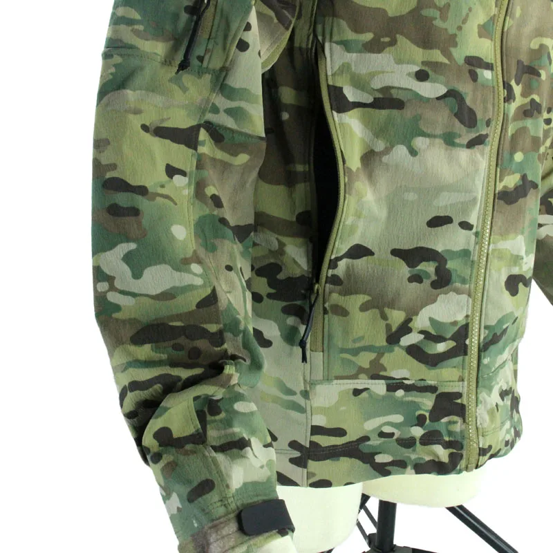 Chaqueta de camuflaje todo terreno MC elástica de cuatro lados de carcasa suave ligera para exteriores con buen ajuste - imagen 4