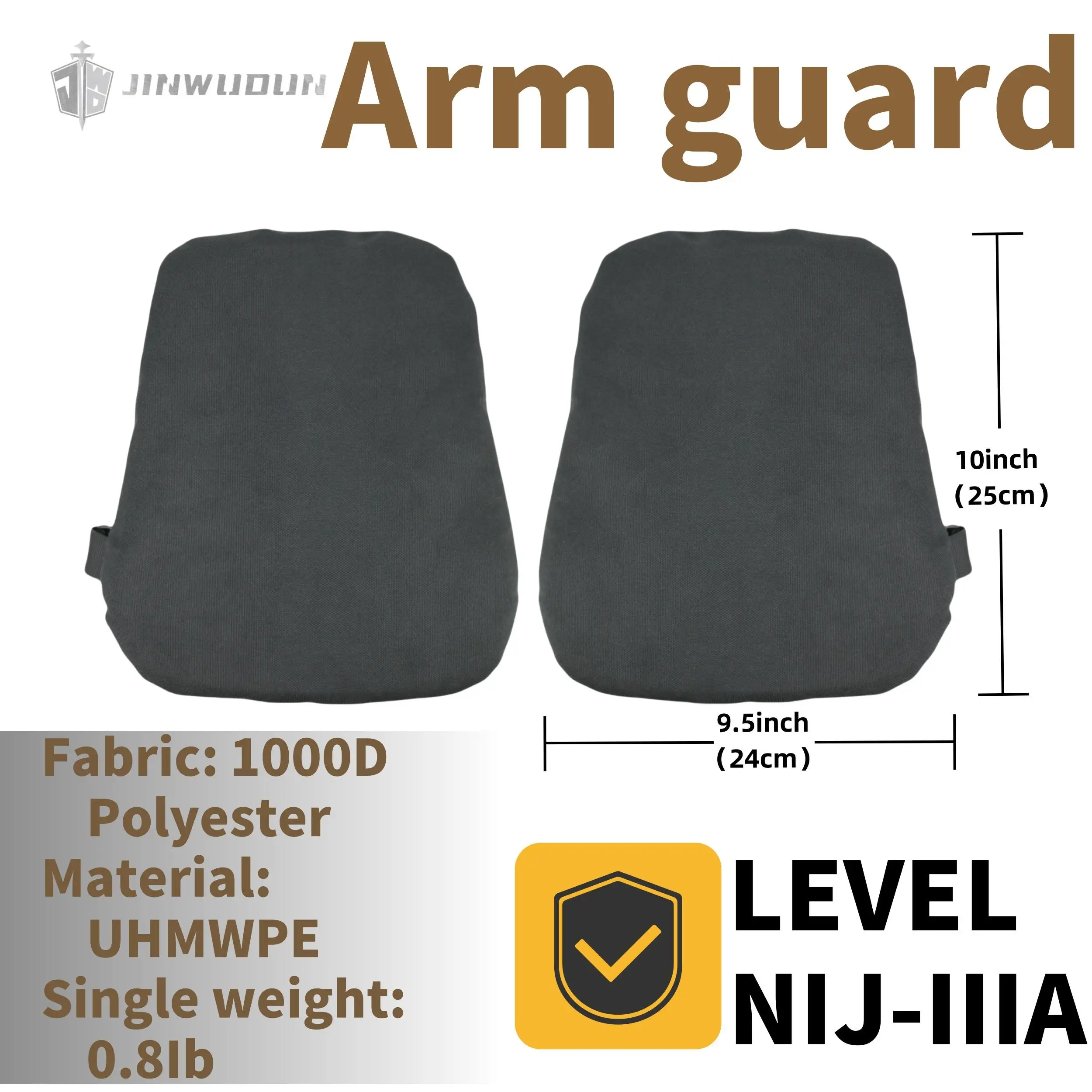 Protector de brazo táctico a prueba de balas, estándar americano IIIA/GA2 a prueba de balas - imagen 5