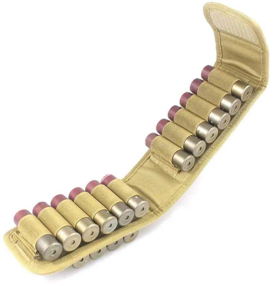 Bolsas tácticas para munición de escopeta, 12 balas, bolsa de carcasa plegable, bolsa para cartuchos de calibre 12, bolsa para balas, equipo de caza - imagen 4