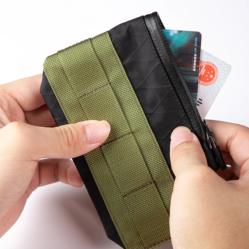 Mini bolsa de función Edc bolsa de tarjeta Xpac tela se puede personalizar - imagen 3