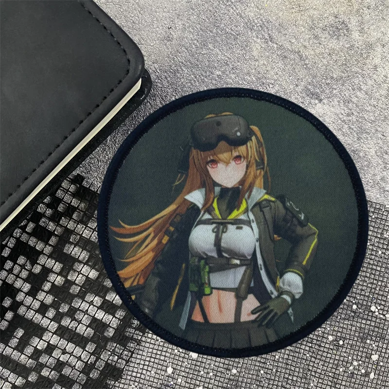 Brazalete de la serie Front Line para niña, brazalete personalizado con gancho y bucle, parche táctico militar, pegatinas para mochila de chica hermosa - imagen 2