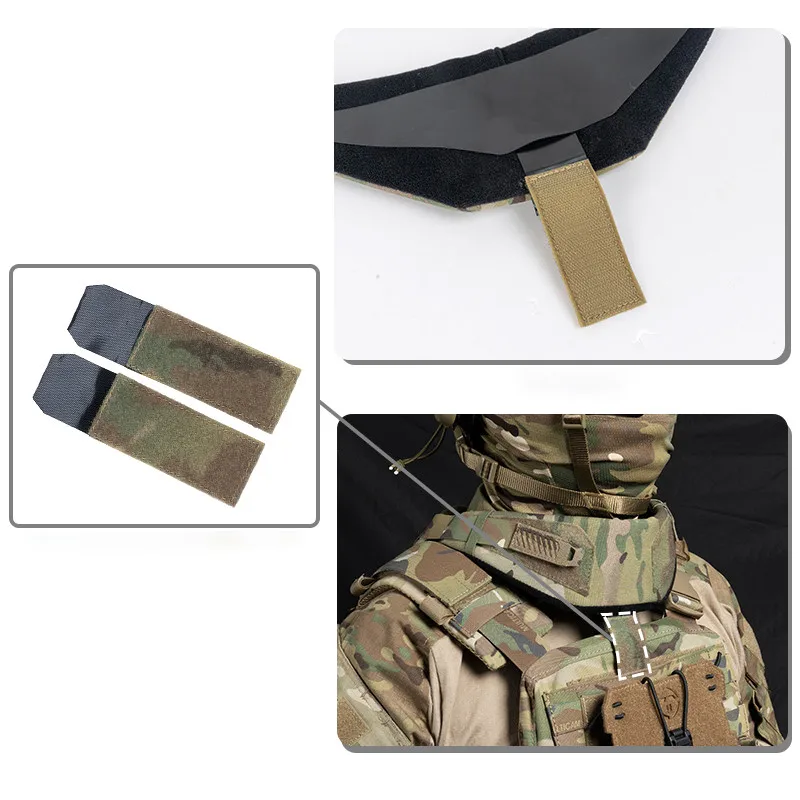Chaleco táctico Protector de cuello 500D Universal, equipo militar, accesorio de caza para Jpc, Avs, Fcsk, Cpc - imagen 5