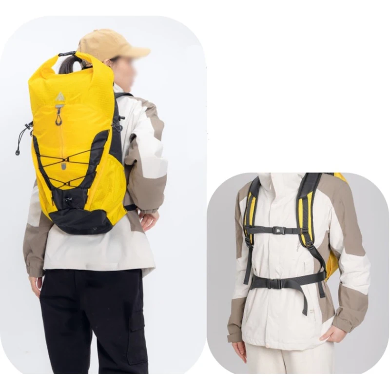 Mochila ultraligera de 25L para acampar y senderismo, bolsa de viaje para escalada al aire libre, bolso de hombro para senderismo, deportes nuevos, mochila para equipaje y Fitness - imagen 3
