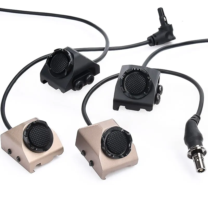 Enchufe táctico de una grúa, interruptor de botón caliente SF 2,5 MM 3,5 MM, enchufes láser Wadsn M300 M600, linterna DBAL PEQ15, accesorios de caza - imagen 5