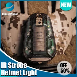 WADSN Casco Airsoft HEL STAR deportivo impermeable, IR estroboscópico