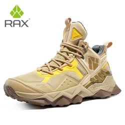 Rax zapatos de senderismo para hombre, impermeables, para escalada al aire libre, Camping, Trekking, zapatillas deportivas tácticas para Wakling, zapatos todoterreno, botas de caza