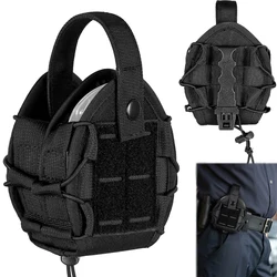 Bolsa para esposas de una/doble capa, funda para grilletes Molle, funda Universal para esposas de liberación rápida, funda para puños de cadena/correa