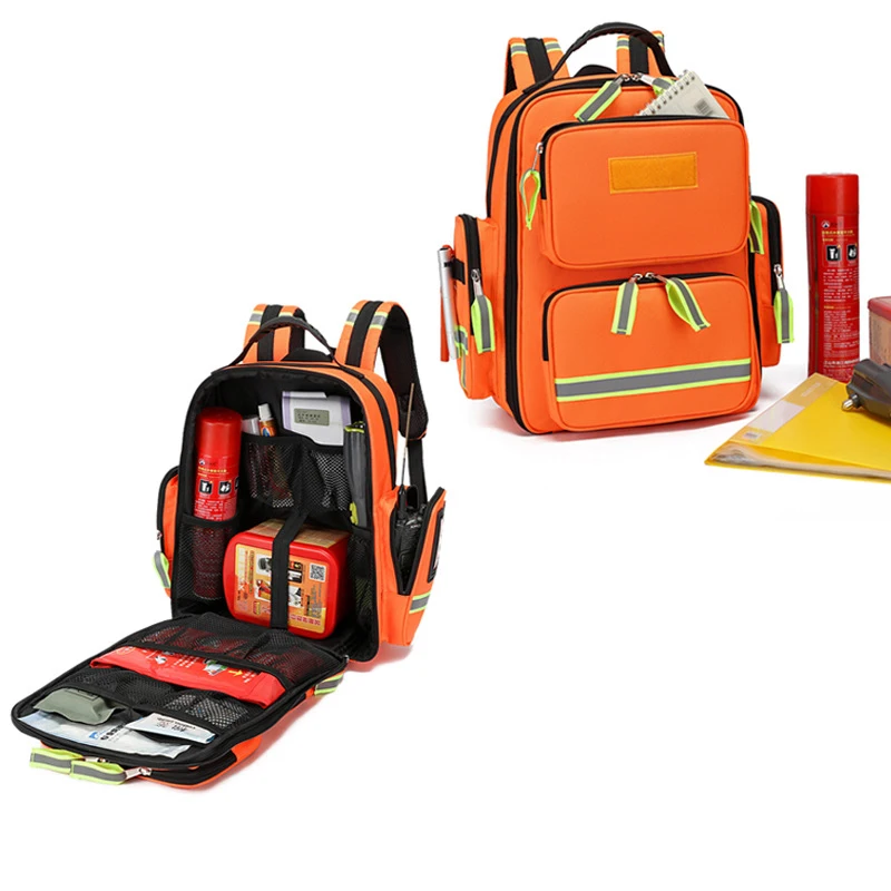 Kits de primeros auxilios, mochilas de rescate de emergencia, almacenamiento ordenado de gran capacidad, Kits de supervivencia para acampar al aire libre, Kits médicos - imagen 5
