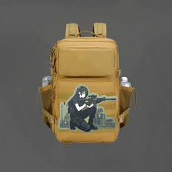 Parche con estampado de tiro de Chica de Anime, chaleco táctico con gancho y bucle, insignia de moral, mochila, pegatina decorativa, parches para brazalete para ropa