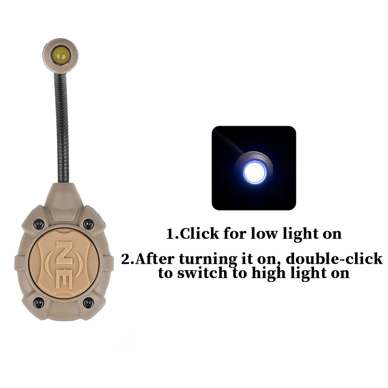 WADSN táctico GEN1 GEN2 GEN3 casco RGB luz Princeton Softair linterna punto rojo linterna LED MPLS lámpara de Rifle de arma ligera - imagen 5