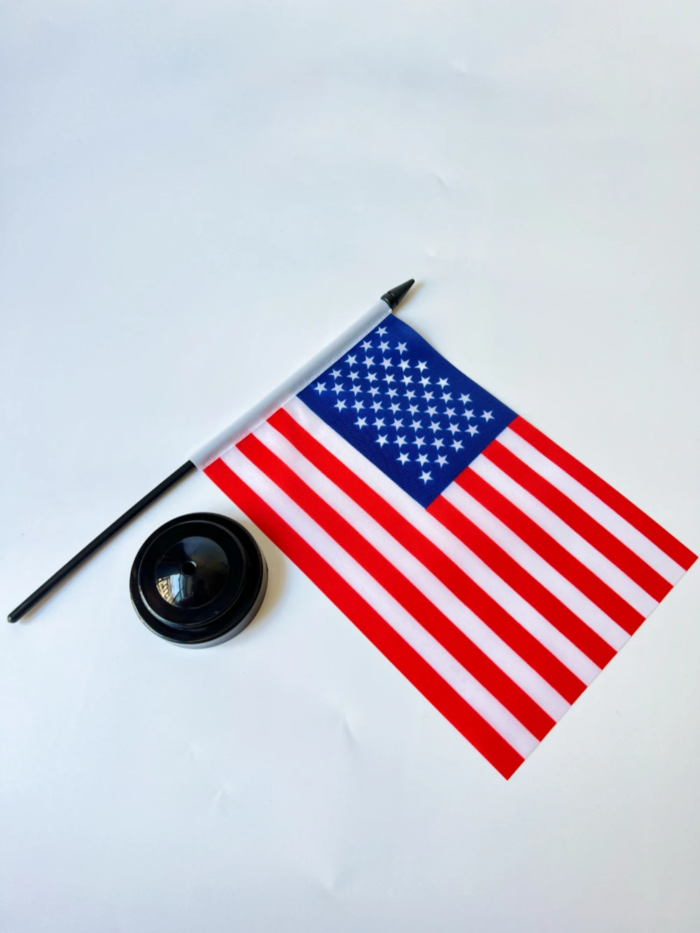 Bandera de escritorio de oficina de 14x21cm de Estados Unidos, bandera americana de EE. UU., bandera colgante estándar de poliéster - imagen 5