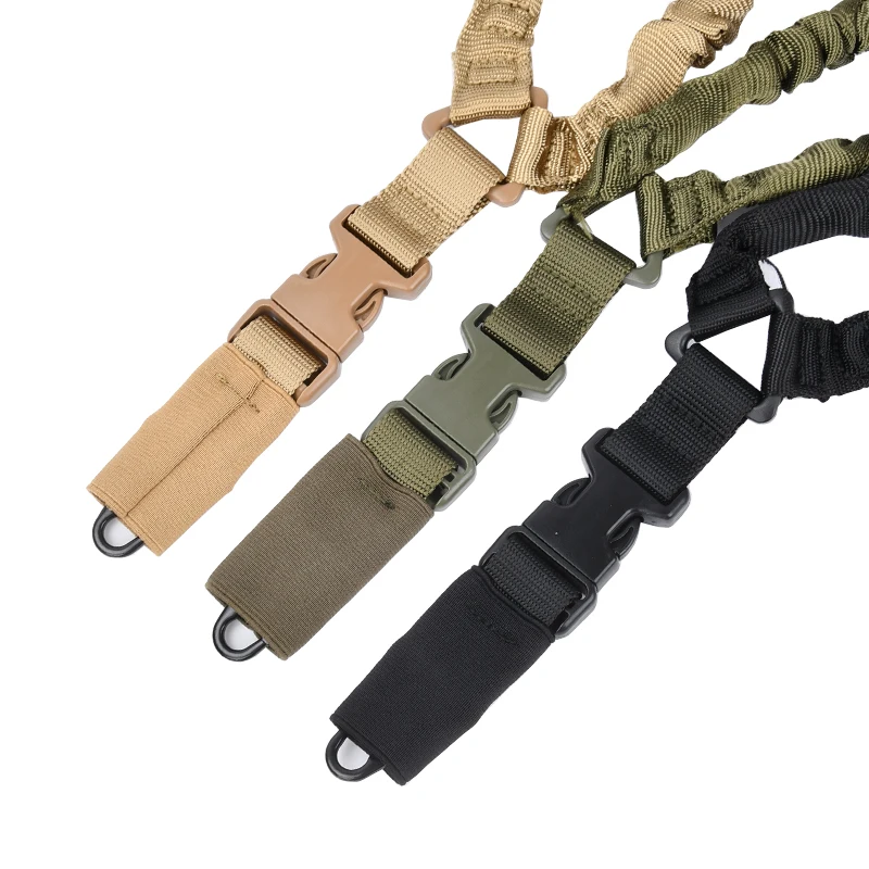 Cinturón de pistola de tiro, accesorios de caza, equipo táctico, eslinga de pistola, correa de hombro, cinturón de cuerda de Rifle con hebilla de Metal para pistola AK AR15 M16 - imagen 3