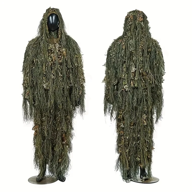 Traje Ghillie 3D Geely hojas biónicas sigilosas para caza - imagen 2