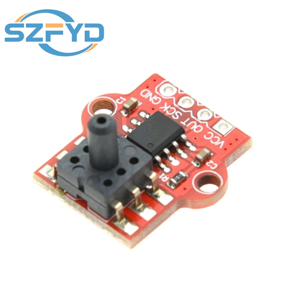 Módulo Sensor de presión barométrica Digital de 3,3-5V, placa controladora de nivel de agua líquida, conexión de 0-40KPa, tubo suave de 2,5mm para Arduino - imagen 4