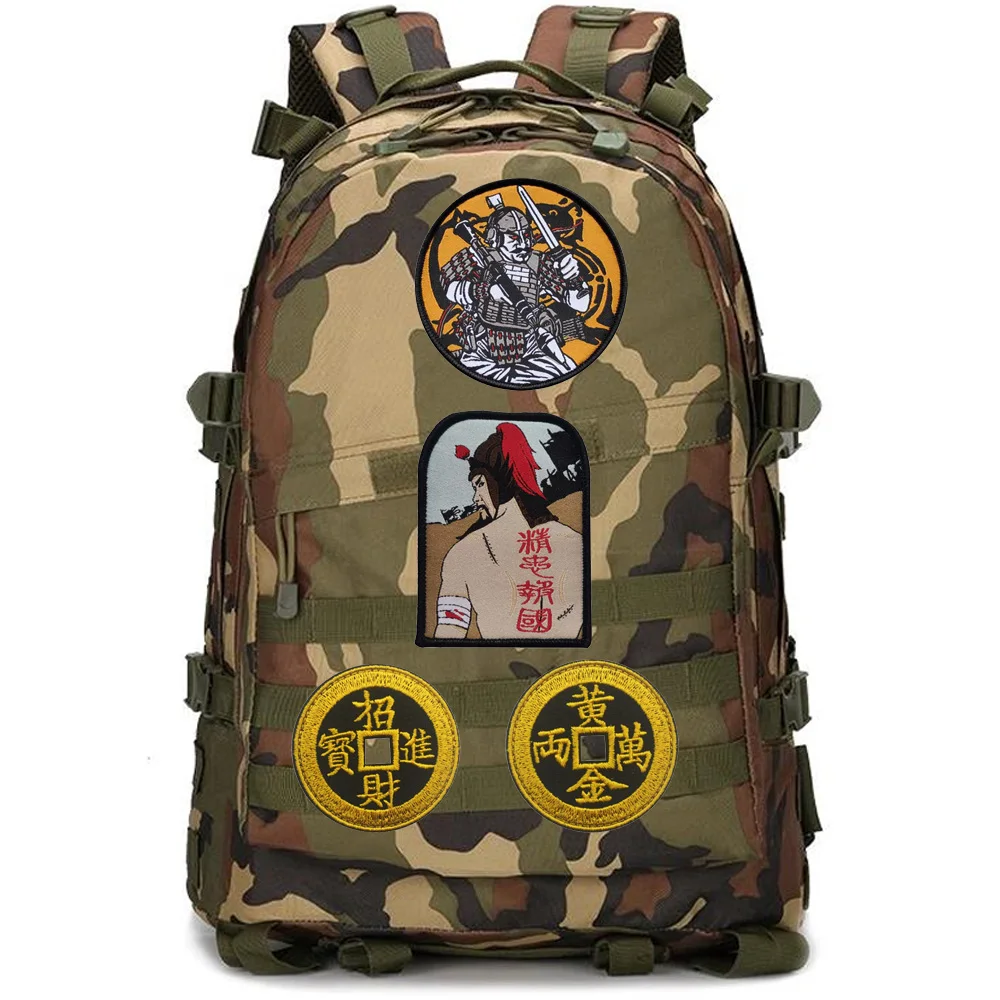 Amuleto del zodiaco chino personalizado, Año Nuevo Lunar con el brazalete del Dios guardián, Parche de mochila, Parche de bucle de gancho de chaqueta - imagen 3