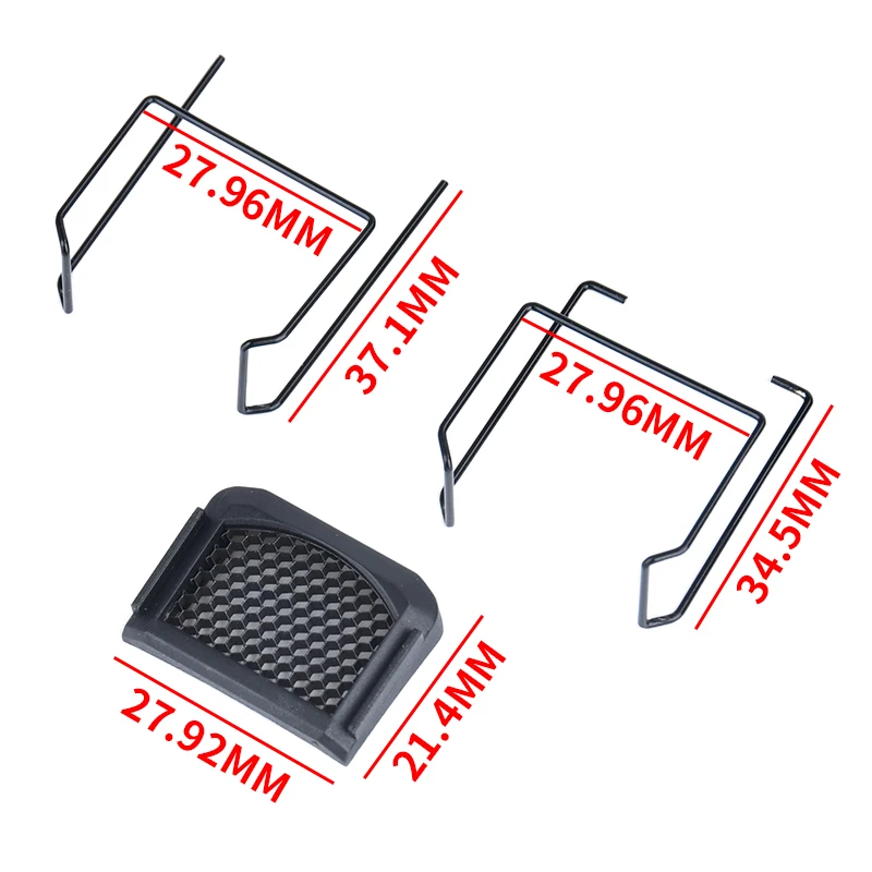 Tapa protectora de malla metálica de panal de abeja para visera de punto rojo - imagen 4