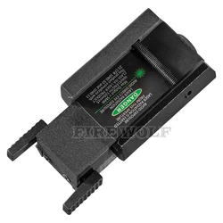 Mira láser táctica roja y verde, mira láser recargable por USB para Rifle, pistola, pistola Airsoft, puntero láser de tiro, 2025