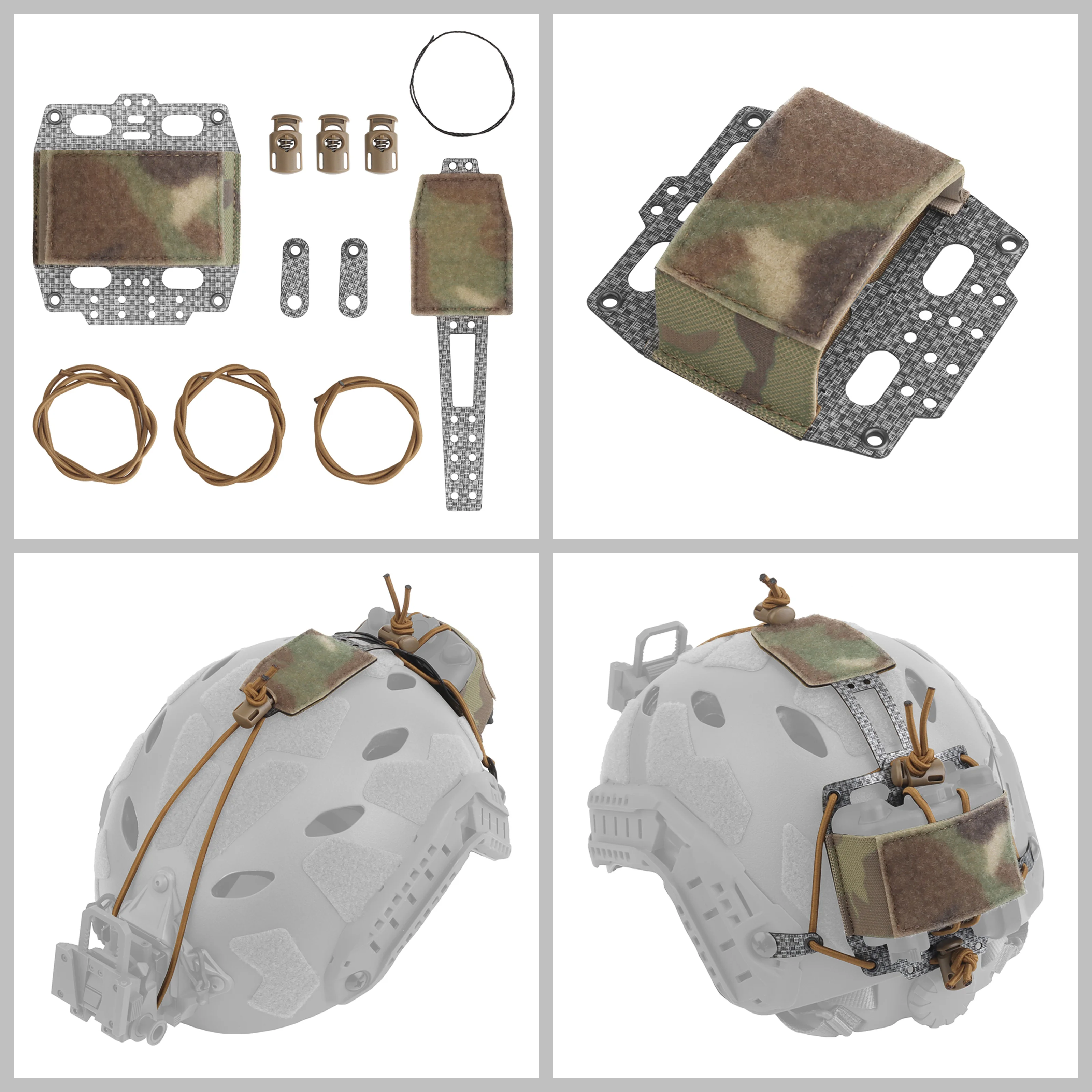 Casco táctico PVS-31 funda para batería bolsa NVG sistema de retención de batería accesorio para casco rápido
