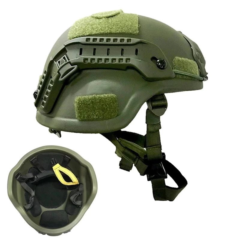 Casco balístico de corte alto UHMWPE FAST, casco táctico NIJ Clase IIIA con certificación ISO, casco a prueba de balas H2000 - imagen 2