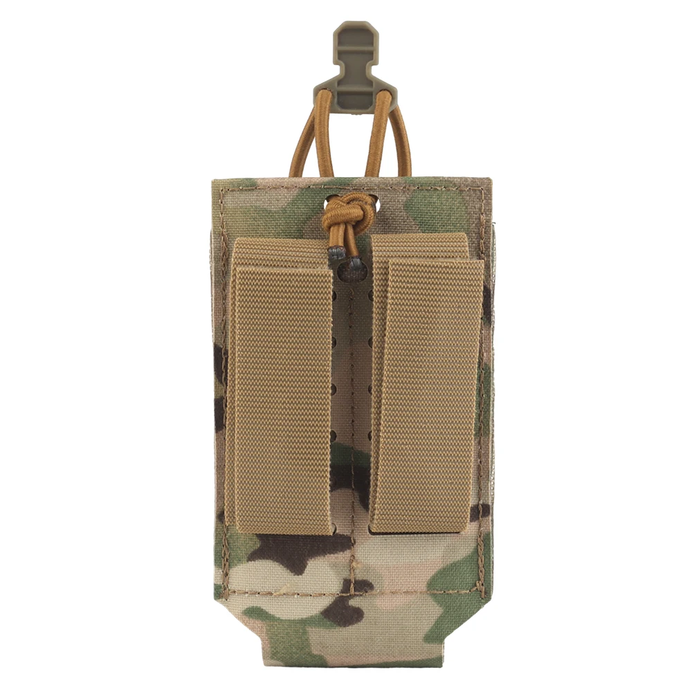 Bolsa táctica MOLLE para revistas multiusos de liberación rápida 5,56 M4 caza tiro Airsoft MAG bolsa de soporte equipo de cinturón portátil - imagen 4