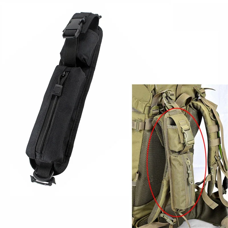Bolsa táctica con correa de hombro para mochila, paquete de accesorios, bolsa de linterna, Molle, Kits de herramientas EDC para acampar al aire libre - imagen 2