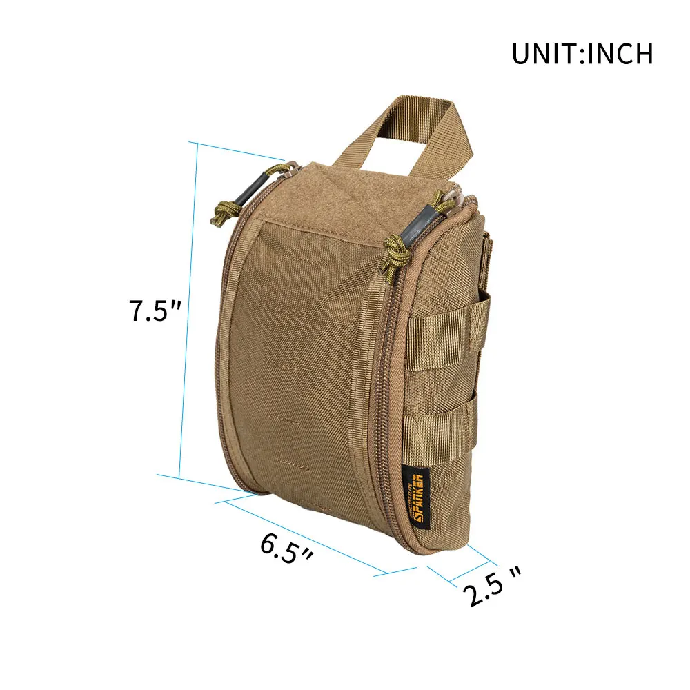 EXCELENTE ELITE SPANKER táctico Molle utilidad EDC riñonera médica de primeros auxilios bolsa de cinturón bolsa de caza para deportes al aire libre - imagen 2