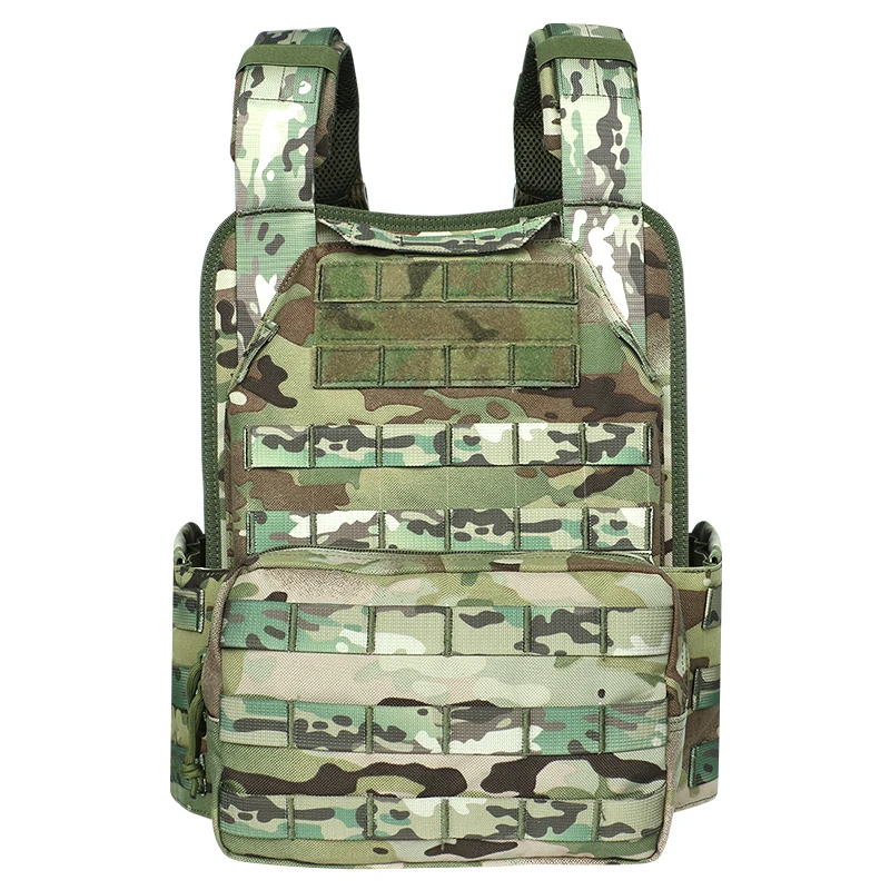 Chaleco táctico Molle de camuflaje, equipo táctico de protección Personal, portador de placa balística, chaleco táctico, chaleco de armadura de liberación rápida - imagen 4