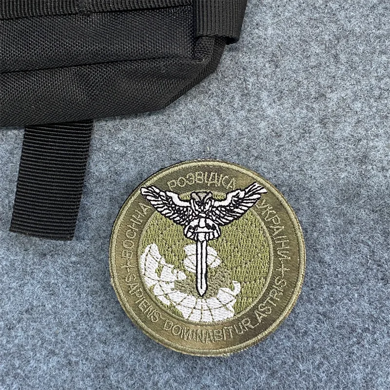 Parche de espada de águila de Call of Duty, pegatina bordada de perro pastor, insignia de moral táctica, parches de mochila divertidos de gancho y bucle - imagen 3