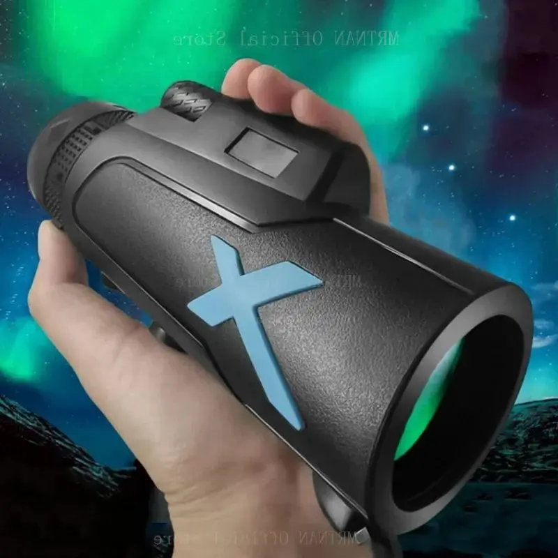 Telescopio Monocular HD portátil con aumento de 12x50, potente campo de visión de larga distancia para acampar al aire libre, observación de caza - imagen 2