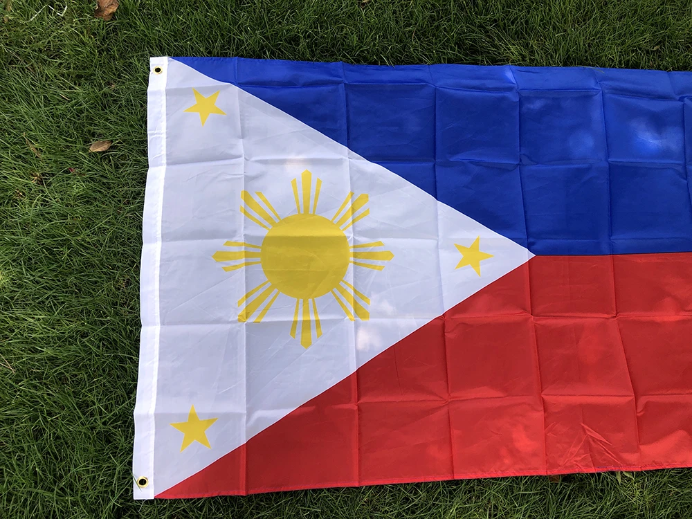 BANDERA DE SKY Bandera nacional de Filipinas 90X150cm 3x5 pies Bandera colgante de poliéster de PHL PH Filipinas Filipinas Banderas de Filipinas - imagen 3