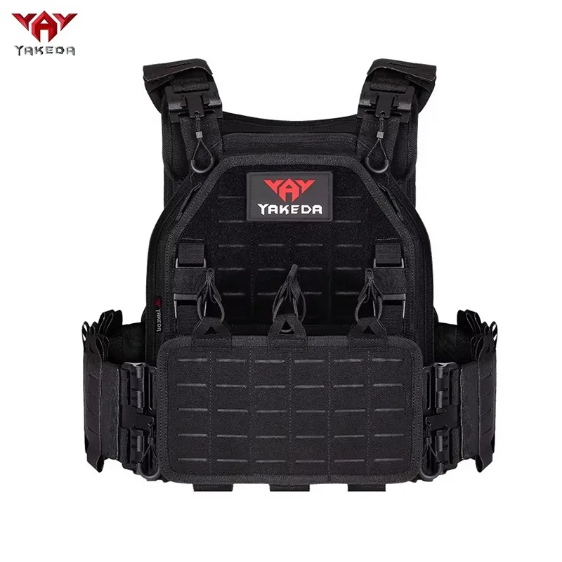 Chaleco táctico Yakeda, chaleco de transporte de equipo de caza al aire libre con corte láser ligero desmontable rápido - imagen 3