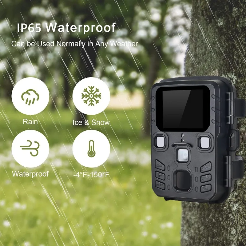 Cámara de vida silvestre 36MP 4K Trail visión nocturna trampa impermeable activada por movimiento gran angular caza al aire libre trampa de exploración natural Cam - imagen 2