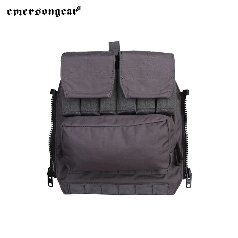 Emersongear mochila táctica Panel con cremallera para AVS JPC2.0 CPC chaleco de caza portador de placa mochila Airsoft al aire libre 11,11 ventas - imagen 3