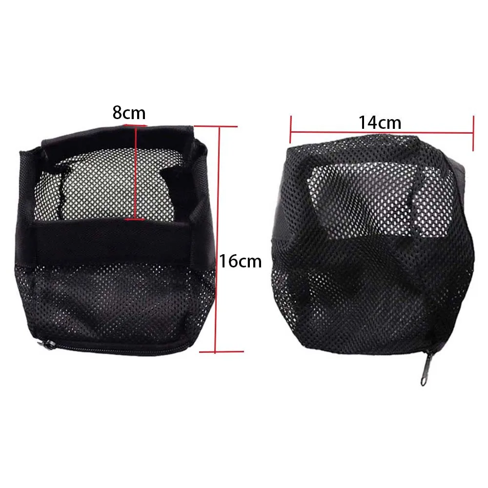 Equipo táctico de receptor de latón para munición, trampa de malla, bolsa de malla de nailon, bolsa de colección negra, bolsa de munición - imagen 5