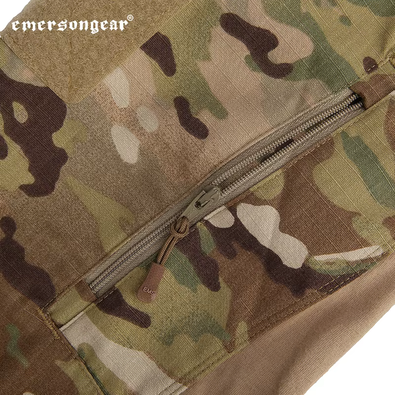 Emersongear Camiseta táctica manga larga MultiCam para hombre