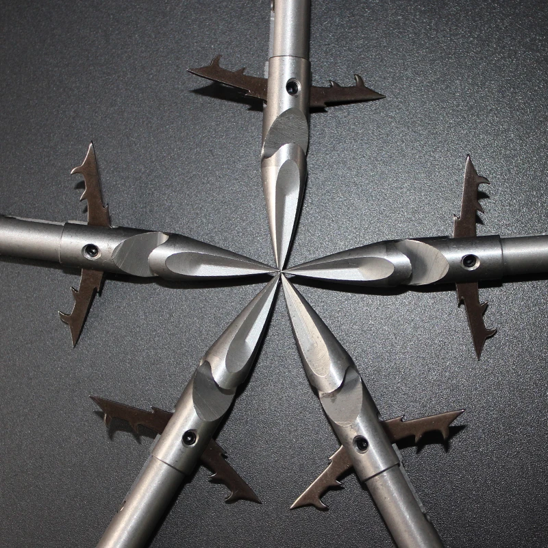 Tirachinas de tiro de cabeza redonda para caza al aire libre, herramienta de dardo de acero inoxidable de alta calidad, cordón de pesca, 1 unidad - imagen 3