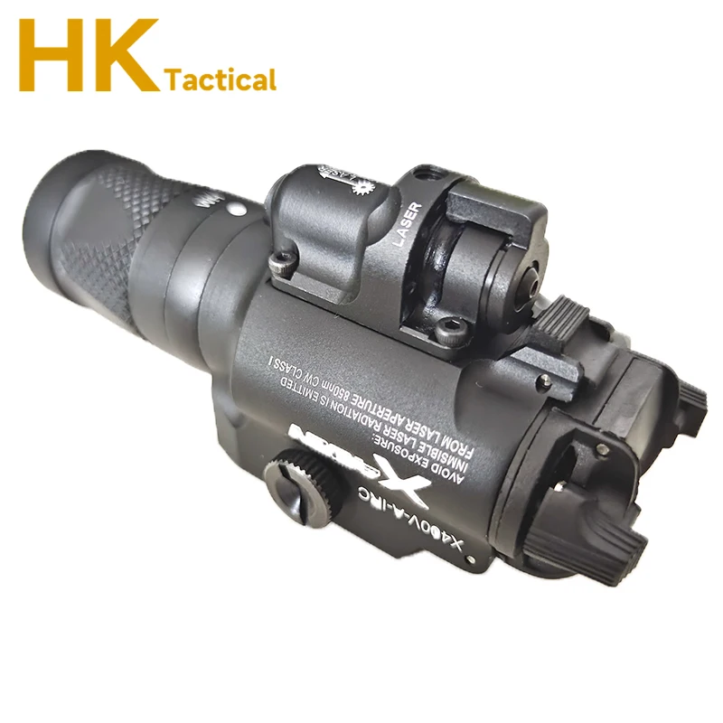 Linterna láser roja táctica Surefir X400V X400, luz exploradora colgante de Metal táctica X300, luces para pistola para 17 G17 G19 - imagen 3