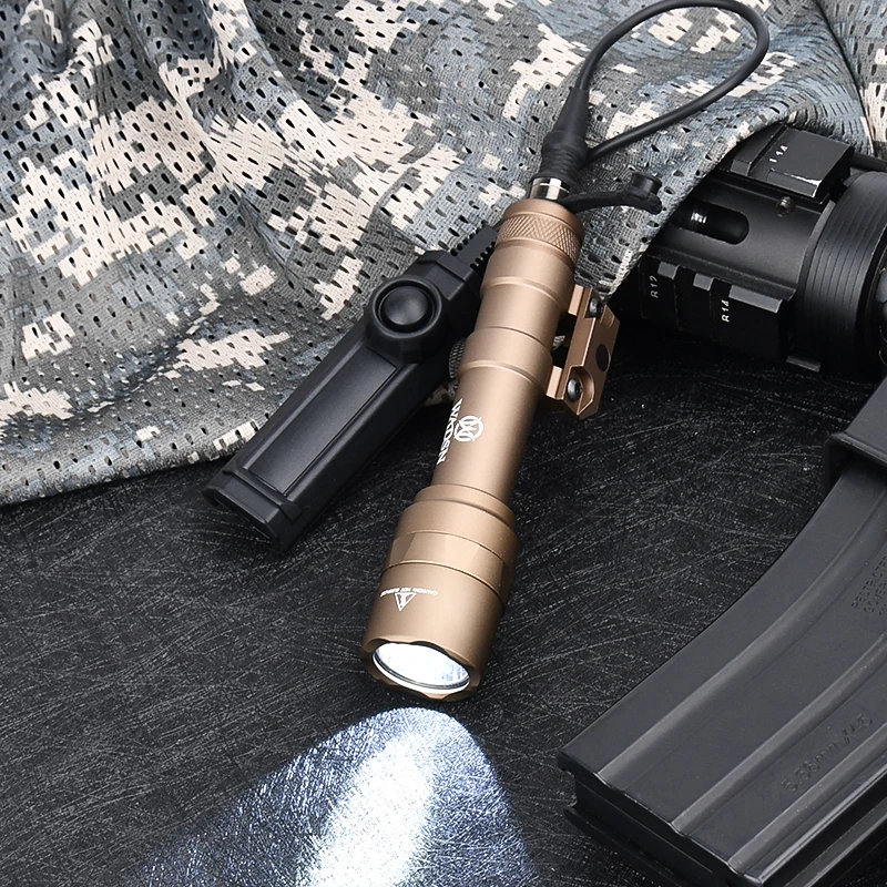 WADSN-linterna táctica de explorador M600U, foco LED de 800 lúmenes de alta potencia para arma de caza, con interruptor de presión de doble función - imagen 3