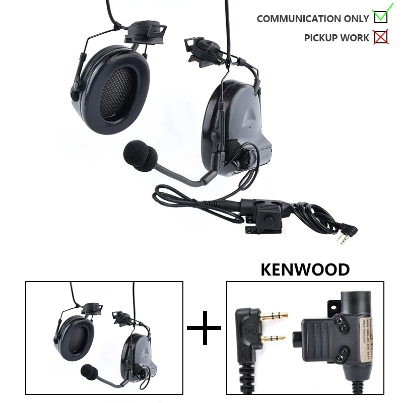 C2 headset PTT black