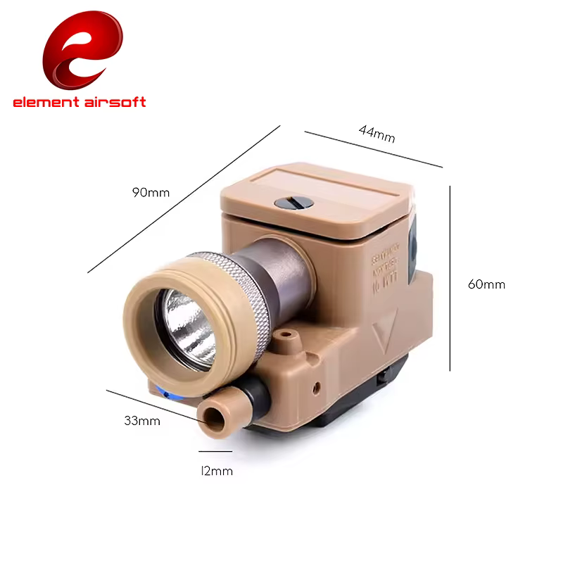 Element ELLM01 Linterna Táctica Láser Infrarroja Roja y LED IR - imagen 2
