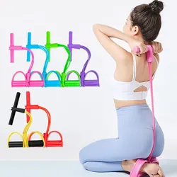 Kit bandas elásticas resistencia entrenamiento fitness 4 tubos