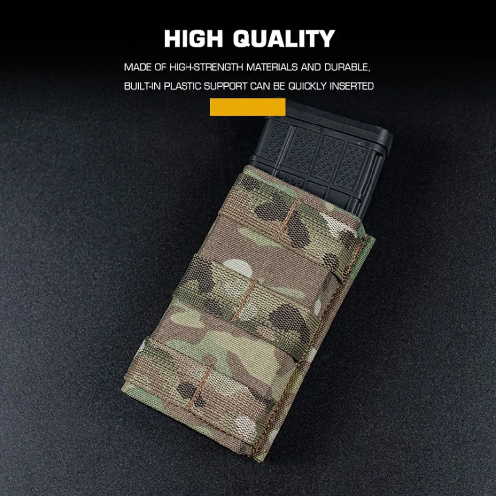 Bolsa táctica rápida 5,56, bolsa alta para caza, tiro M4 AR15, soporte para revistas Airsoft, cinturón de combate MOLLE, bolsa KYWI, equipo - imagen 2