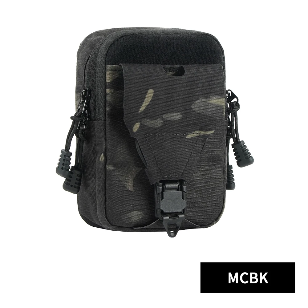 Riñonera táctica Molle, bolsa de herramientas EDC Airsoft, chaleco, bolso, funda para teléfono móvil, caza, Camping, bolsa combinada para deportes al aire libre - imagen 3