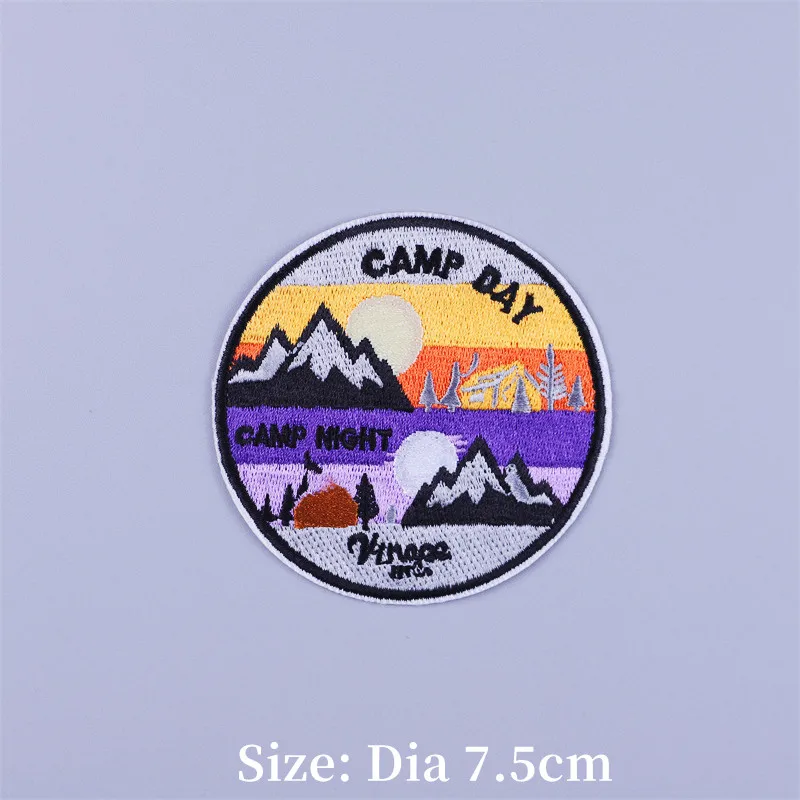 Parche termoadhesivo paisaje natural - Equipar mochila o chaqueta outdoor - imagen 5