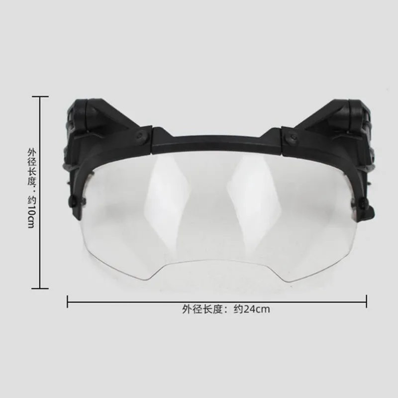 Casco FAST MICH táctico visera gafas protección antidisturbios - imagen 4