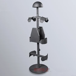 Soporte de exhibición para casco y chaleco táctico