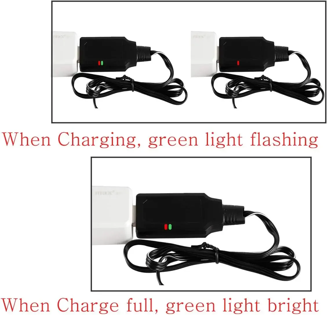 Batería de iones de litio de 7,4 V, 1500mAh, enchufe JST + cargador USB para HUANQI HQ957 948 848 MJX F45 T23 RC Car Double Horse 9118 RC Helicopter - imagen 5