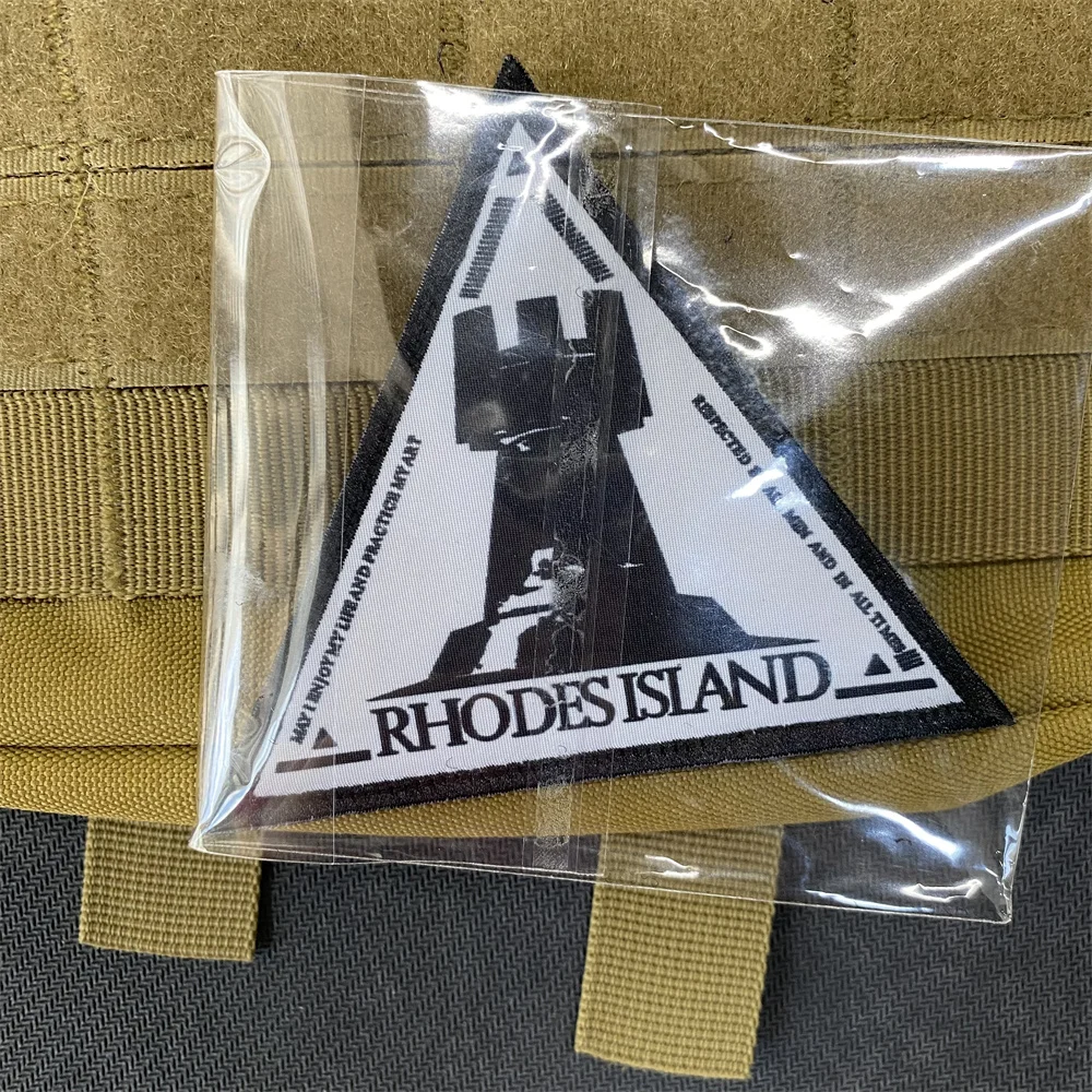 Tomorrow Ark Rhode Island-Parche de moral táctica, patrón de impresión de velcro, parches de Faro, brazalete deportivo, pegatina de mochila - imagen 4