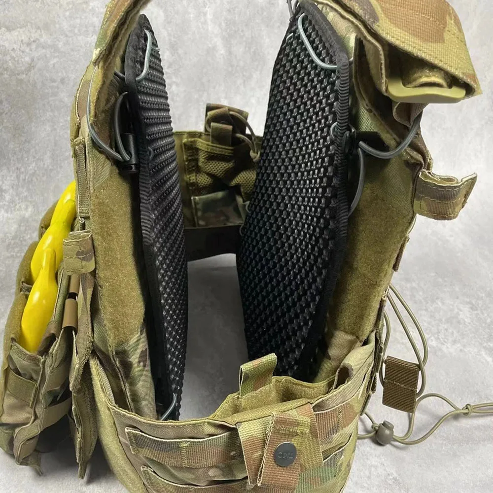 1 par de almohadillas de refrigeración transpirables con forro de cojín no inflable, almohadilla de disipación de calor para chalecos tácticos, mochilas - imagen 5