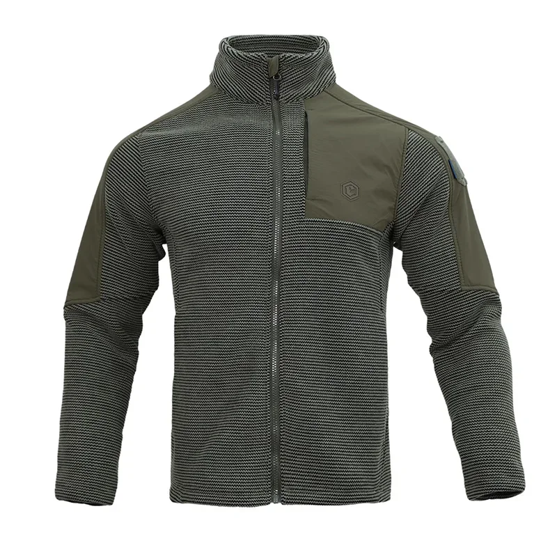 Emersongear-Chaqueta táctica de lana de ante con etiqueta azul, cortavientos, abrigo transpirable, deportes cálidos, caza al aire libre, senderismo, moda diaria - imagen 2